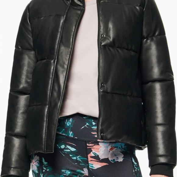 Marc New York faux leather puffer jacket - size Small - Picture 2 of 6
